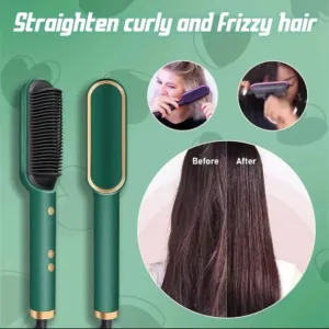 Electric Professional Hair Straightening Brush For Girls